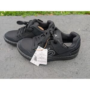 Adidas Mens Five Ten Freerider Flat Pedal Shoe Sz 8 Core Black Gray BMX Cycling